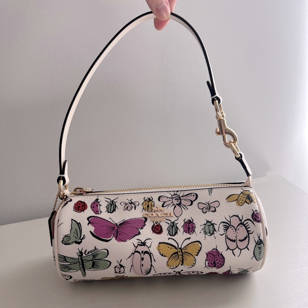 Coach Nolita Barrel Bag With Creature Print